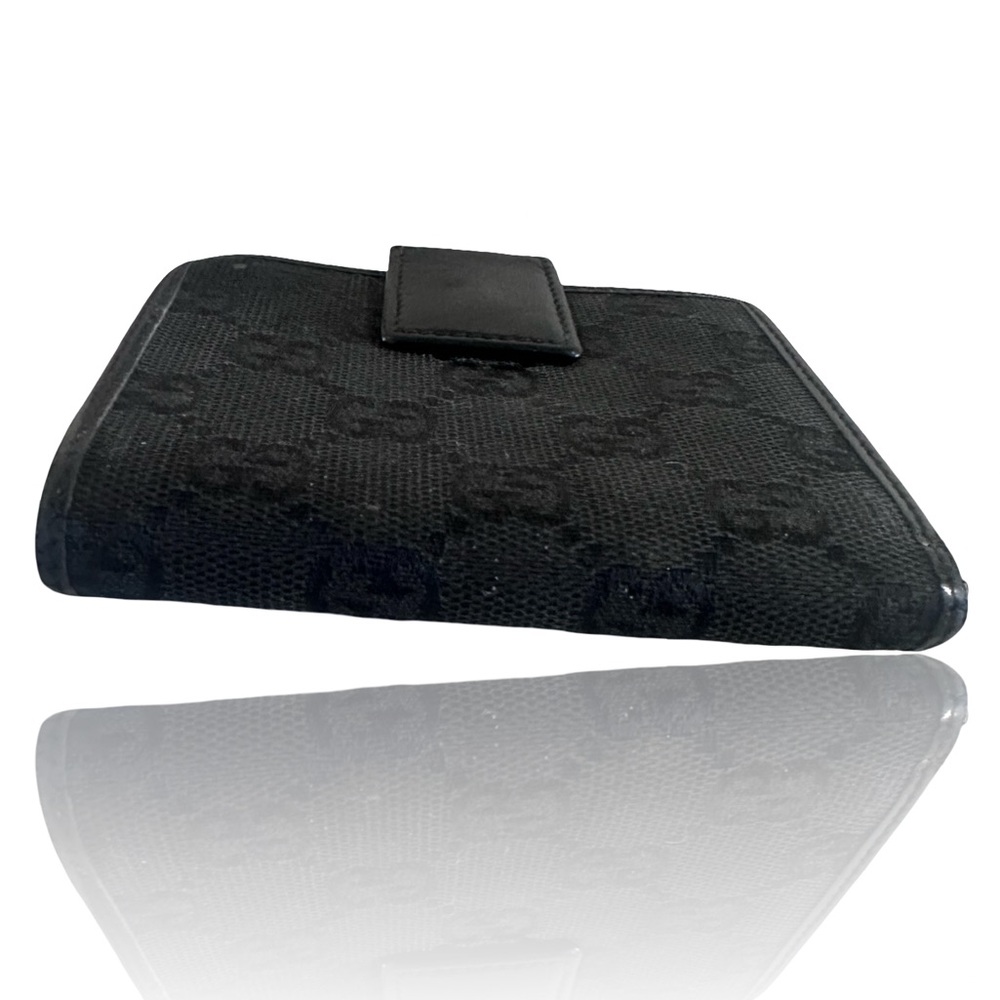 Gucci Black Mono Coated Bi-fold Wallet 4.5in x 4.5in - Picture 5 of 15